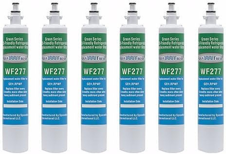Aqua Fresh 6 Pack Refrigerator Water Filter Compatible with GE RPWF, RWF1063, RWF3600A, WSG-4, DWF-36, R-3600, MPF15350, OPFG3-RF300, EP-RPWF, PWE23KSD