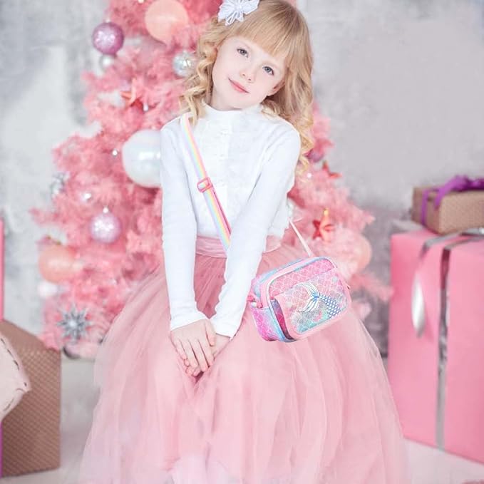 Girls Purse for Kids Age 3-12 - Purse for Little Girl Gifts, Crossbody Bag