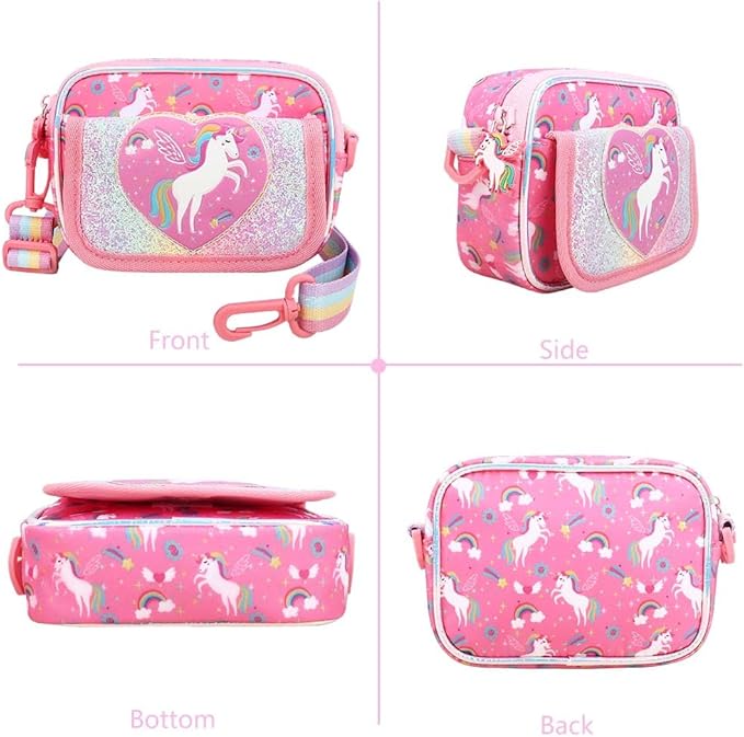 Girls Purse for Kids Age 3-12 - Purse for Little Girl Gifts, Crossbody Bag
