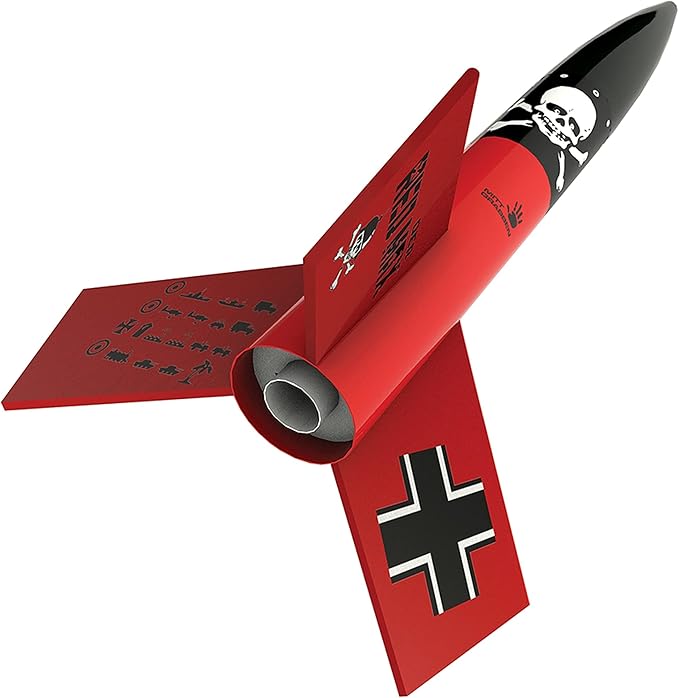 Estes 0651 Der Red Max Rocket-Building Kit, Intermediate Flying-Rocket-Model Kit for Ages 10+