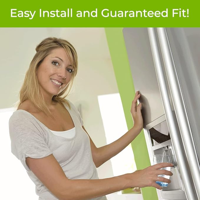 WaterChef MSWF Refrigerator Water Filter Replacement for GE MSWF, 101820A, 101821B, WR02X12345, WR02X12801, NSF/ANSI Certified, WCG-18
