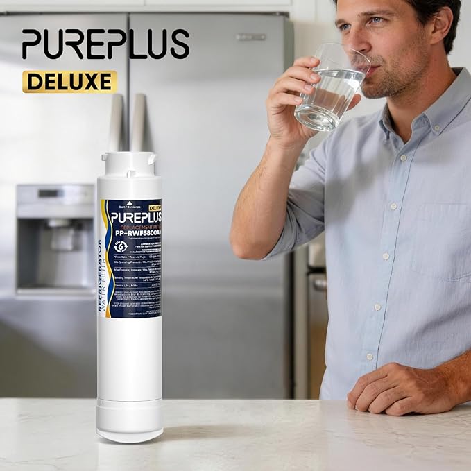 PUREPLUS Refrigerator Water Filter, Compatible with Frigidaire EPTWFU01, EWF02, Pure Source Ultra II, 3Pack