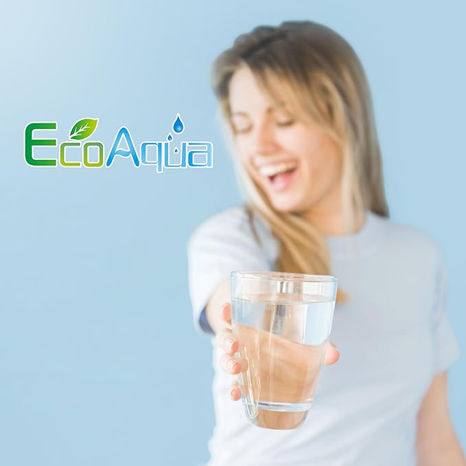 EcoAqua EFF-6008A Replacement for EDR3RXD1, 4396841, 4396710, Kenmore® 46-9083, 46-9030 Refrigerator Water Filter, Pack of 1