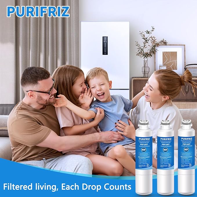 3 Pack DA29-00020B Refrigerator Water Filter, Compatible with Samsung® HAF-CIN/EXP, DA29-00020A/B, DA29-00020B-1, RWF0700A, 469101,RF263BEAESR, RF28HMEDBSR, RS25J500DSR, 6 Month / 300 Gallon
