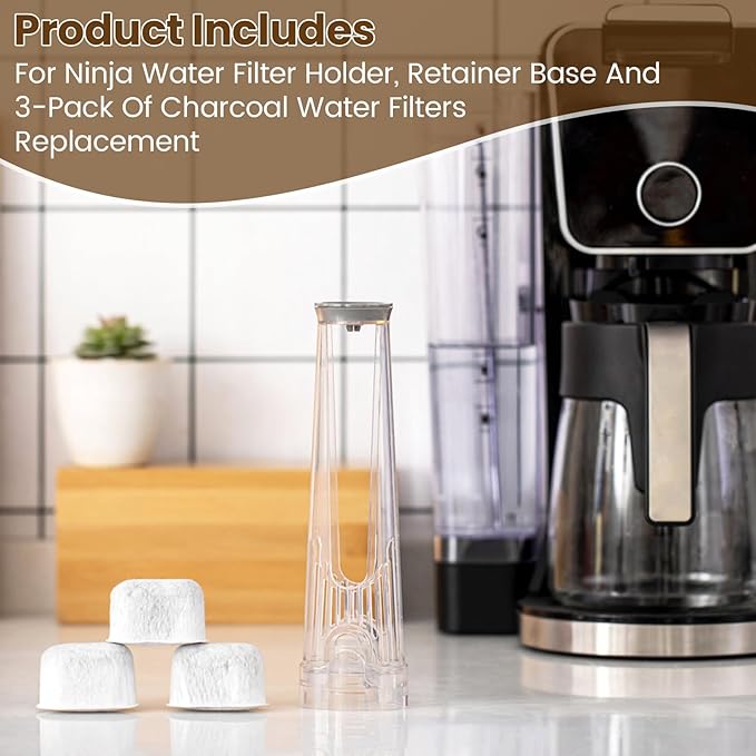Water Filter Holder and 3 Water Filters Fits for Keurig 2.0 Series Coffee Machines Compatible with K-Supreme Series, K-Express, K-Slim, K-Elite, K-Duo Plus, K-Select, K-lced, K50, K-Classic
