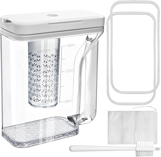 Upgraded DA97-17395B Water Pitcher Reservoir,Compatible with Samsung Refrigerators RF28R7351SG RF28R7351SR RF28R6221SR【Food-Grade Durable Material, No-Leak Design】samsung refrigerator water pitcher