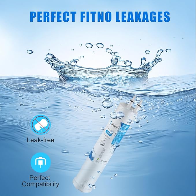 EDR3RXD1 Replacement Water Filter, Replacement for Filter 3, 4396841, EDR3RXD1, KAD3RXD1, WHR3RXD1, 4396841, 4396710, 46-9083,46-9030, 9030, 9083 (4 Count Pack Of)