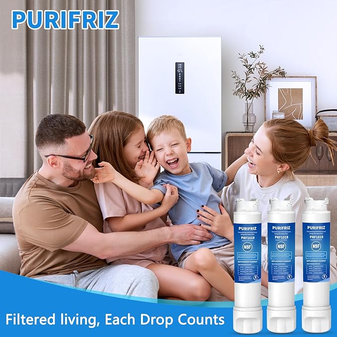 EPTWFU01 Refrigerator Water Filter Compatible with RWF5800A, EPTWFU01, EWF02, Pure Source Ultra II, Pure Source Ultra 2, 012505454226, 4562222, 6 Month / 300 Gallon,3 Pack