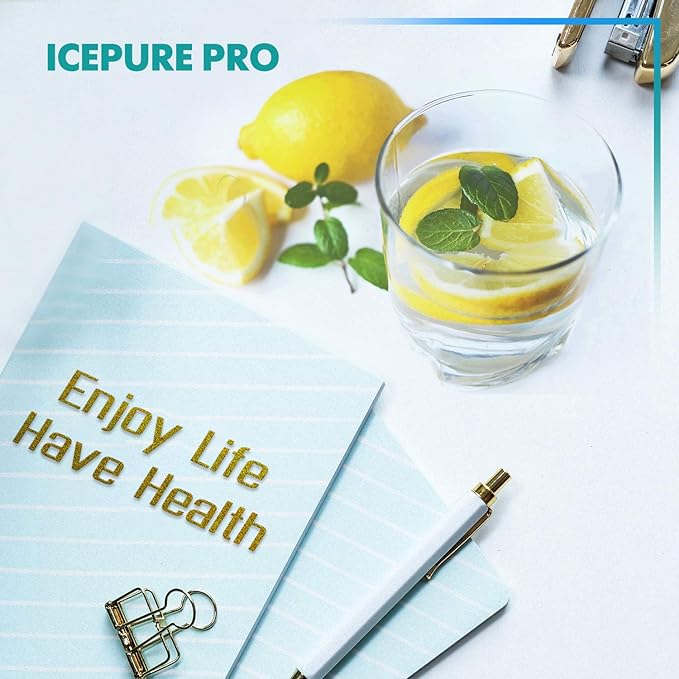 ICEPURE PLUS NSF/ANSI 53 Certified UKF8001 Refrigerator Water Filter, Compatible with Maytag UKF8001, UKF8001AXX, UKF8001P, Whirlpool 4396395, 469006, EDR4RXD1, EveryDrop Filter 4, Puriclean II, 1PACK