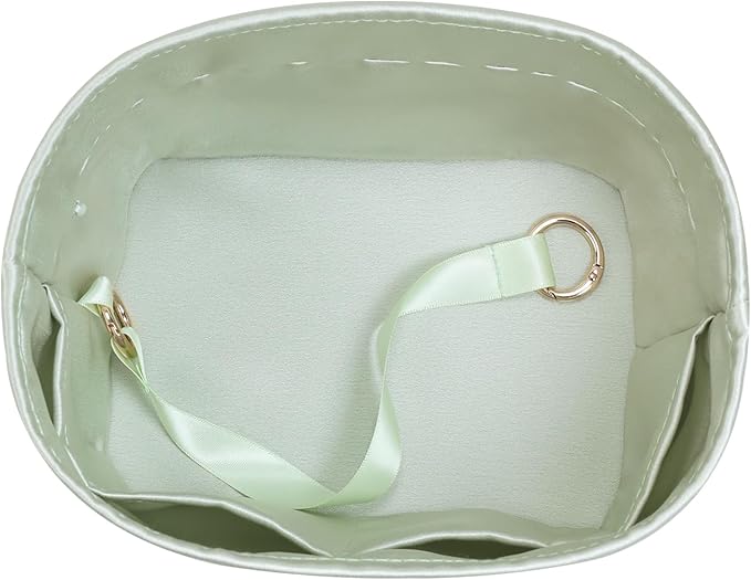 Silky Bag Insert Fit for Hermes Picotin 18/22, Silky Purse Organizer, Lightweight and Silk Touch (Fits PC22, Gris Neve)