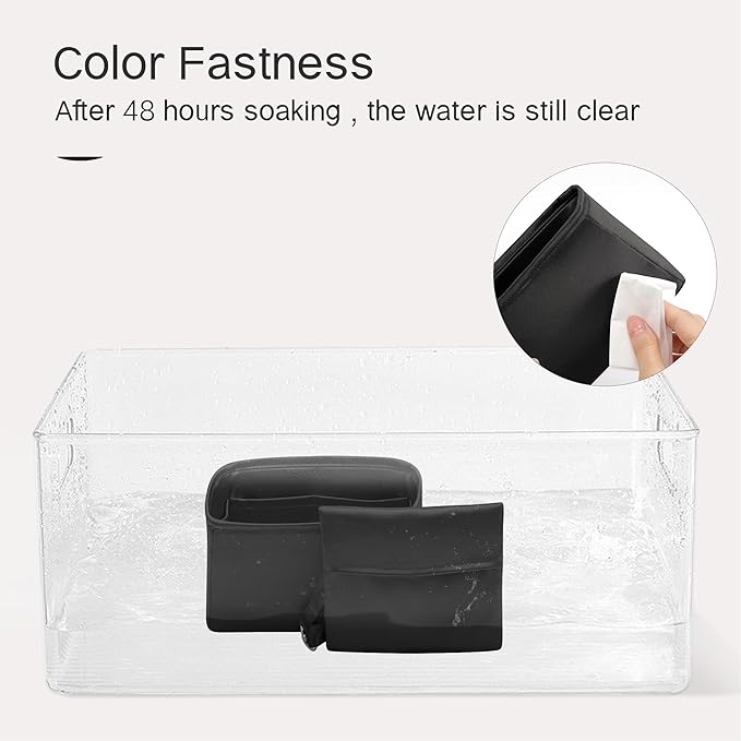 Silky Bag Insert Fit for Hermes Lindy 19/26, Silky Purse Organizer, Lightweight and Silk Touch (Fits Mini Lindy 19, Black)