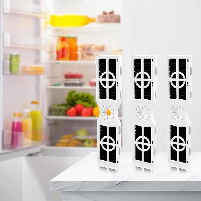3 Pack AF-2 RAF-2 Replacement Refrigerator Air Filter Compatible with Frigidaire FRGPAAF2 PureAir Refrigerator Air Filter