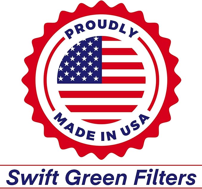 Swift Green Filters SGF-GWF Rx Compatible Refrigerator Water Filter for GWF, RPWF(Does not Fit in RPWFE), WSG-4,PFE29P, Made in USA (6 Pack)