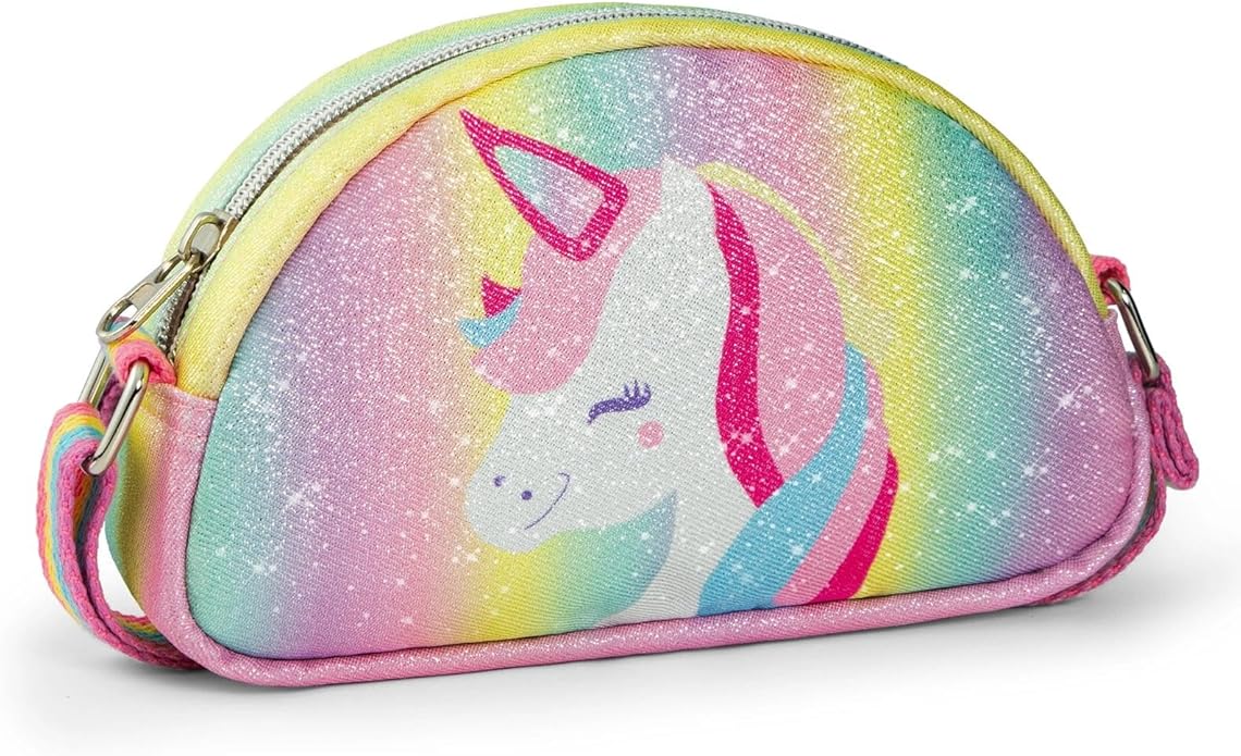 Toddler Purse Easter Basket Stuffers Gifts for Kids: 2 3 4 5 6 7 8 Year Old Girl Birthday Gift, Rainbow Crossbody Bag