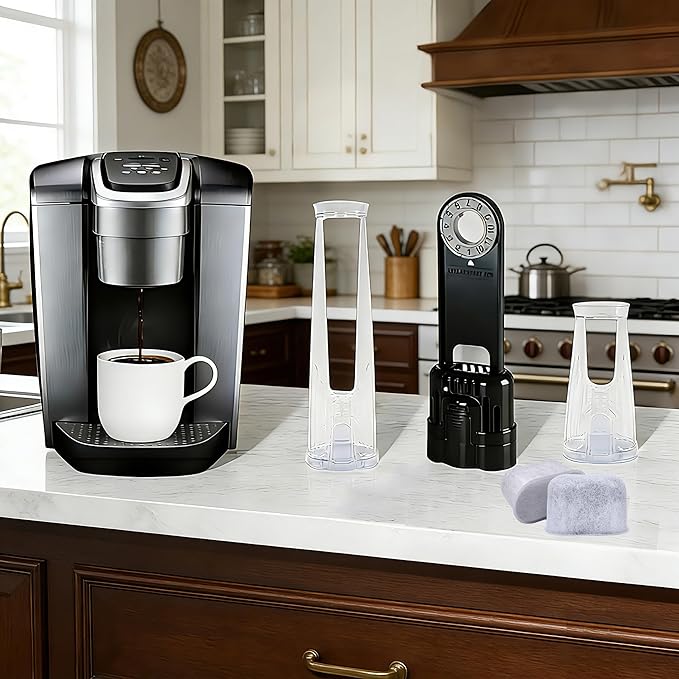 12-Pack Cuisinart Compatible Coffee Filter Replacement, Premium Charcoal Water Filter Fits All Cuisinart Coffee Machines