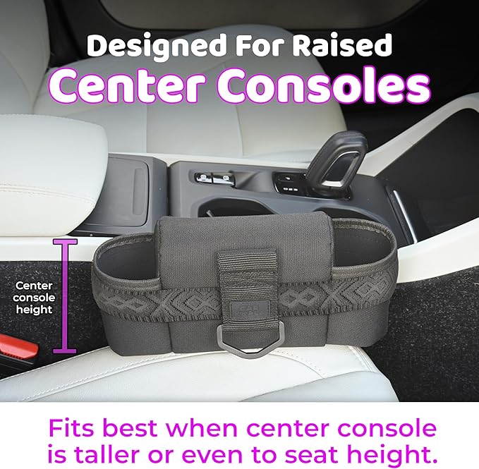 Car Koala Original Front Seat Organizer for the Seat Gap – Built-In Purse Holder, Fits Most Vehicles & Keeps Essentials in Reach