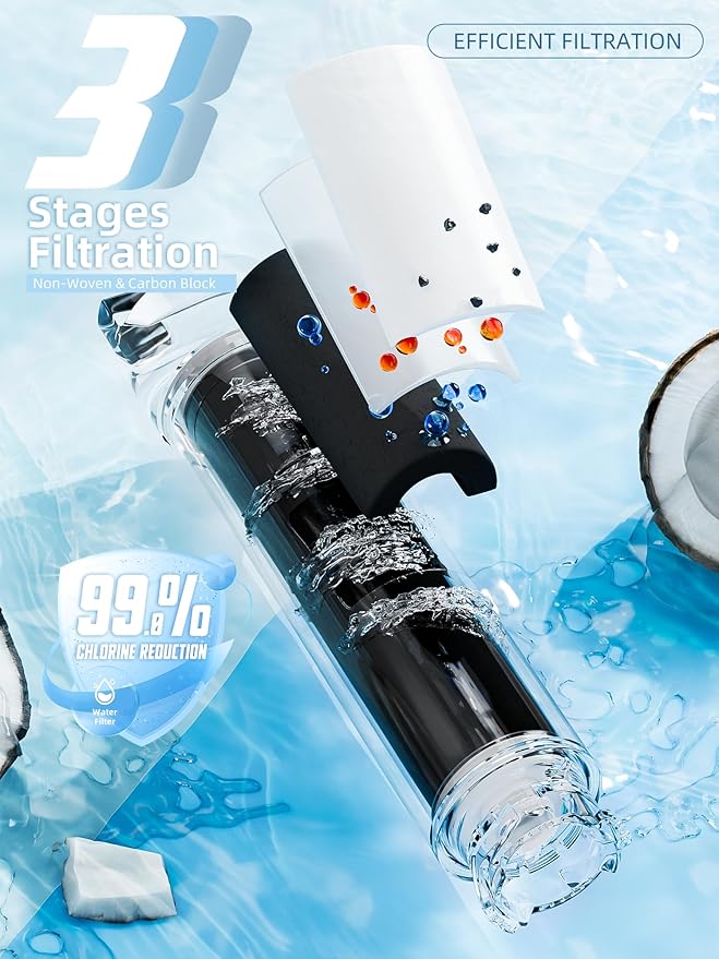 Water Filter Replacement Fit for Frigidaire EPTWFU01, Pure-Source Ultra 2, EWF02, 012505454226, 4562222, Compatible with Pure Source Ultra II Water Filters, 3 Packs By AVXBYR
