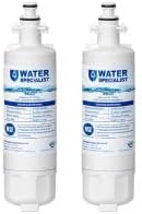 Waterspecialist 469690 ADQ36006101 Refrigerator Water Filter, Replacement for LG® LT700P®, Kenmore® 9690, ADQ36006102, 46-9690, LFXS30766S, WSL-3, FML-3, RFC1200A, 2 Pack