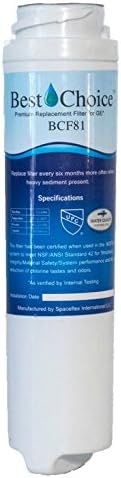 Best Choice Water Filters BCF81 Certified NSF42 Refrigerator Replacement Cartridge Compatible With GE GSWF SmartWater, Kenmore 46-9914, 469914, 9914