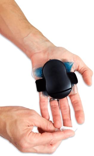 Buzzy: As Seen On Shark Tank Personal Vibrating Ice Pack for Sharp Pain Relief – Non Invasive Pro Cold Pad Device, Solution for Need Pain– Best Quick After Tattoos, Black