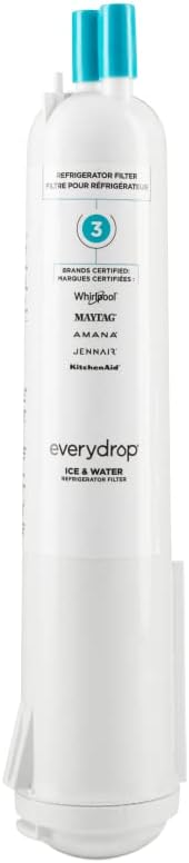 EveryDrop by Whirlpool Refrigerator Filter 3, EDR3RXD1 | Ice and Water | Pack of 2
