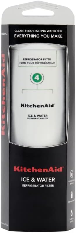 KitchenAid® Refrigerator Ice and Water Filter 4 - KAD4RXD1, Single-Pack, Green