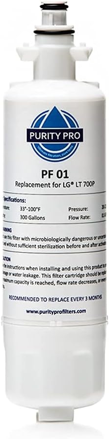 Replacement Filter for LG LT700P, ADQ36006101, ADQ36006102, Kenmore 46-9690 and 9690
