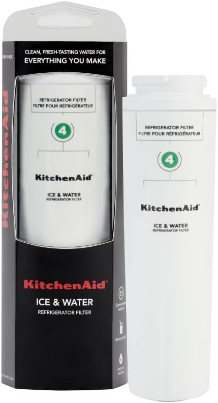 KitchenAid® Refrigerator Ice and Water Filter 4 - KAD4RXD1, Single-Pack, Green