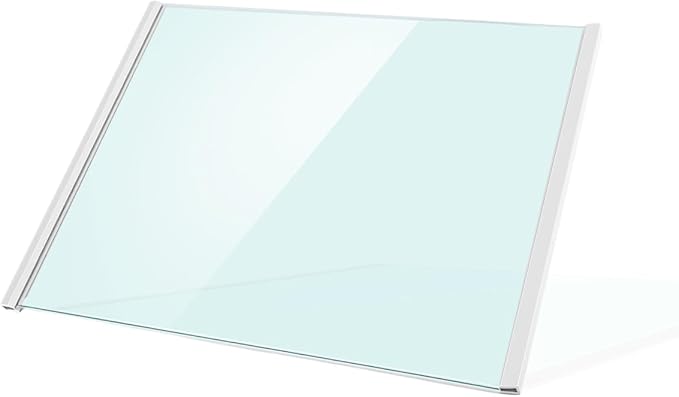 DA97-20646A Freezer Glass Shelf, Refrigerator Glass Shelf Fit for Samsung RS27T5200SR RS27T5201SR RS27T5561SR, Freezer Drawer Bottom Refrigerator Shelf