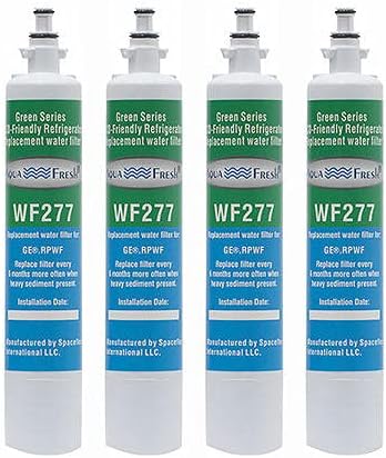 Aqua Fresh WF277 Replacement RPWF Refrigerator Water Filter For GE RPWF (Not RPWFE), WSG-4, RWF1063, DWF-36, MPF15350, PYE22KSKBSS, GFE28HSHSS, PFE29PSDASS, PFE29PSDCSS, CFE28TSHSS (4 Pack)