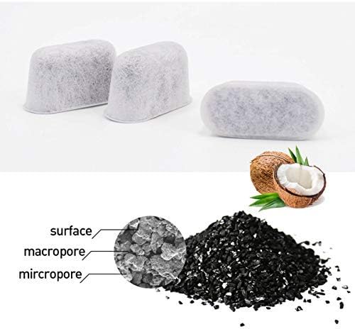 Replacement Charcoal Water Filters for All Cuisinart Coffee Machines - Cuisinart Compatible (NOT KEURIG) Filters Fit Both Newer & Older Models Cuisinart Coffee Makers Pack of 12