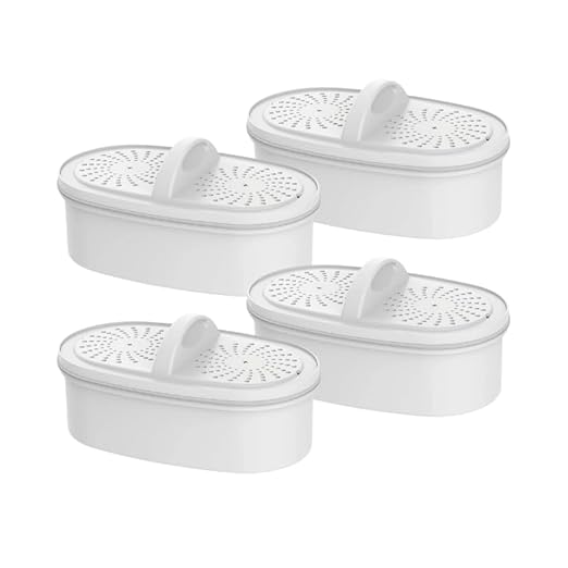 AQUA CREST PF-01A Water Filter Replacement for Waterdrop® Pitchers, Waterdrop® PF-01A Filter, Reduces Lead, PFAS, PFOA/PFOS, Chlorine, Last Up to 3 Months or 200 Gallons, 4 Pack