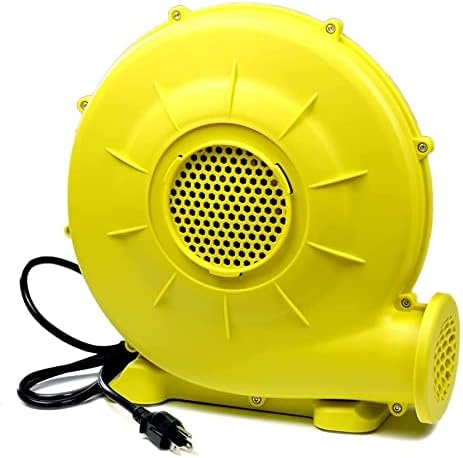 Commercial Inflatable Bouncer Blower - Powerful Pump Fan for Bouncy Castle, Jumper, Perfect Air Blower for Inflatables (Yellow) 350/450w/680/750/950w