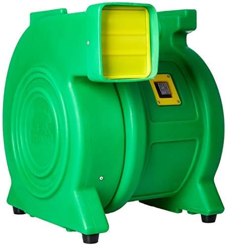 B-Air Kodiak 1 HP Air Blower | Powerful Bounce House Blower Fan for Large Inflatable Bounce House, Bouncy Castle and Slides