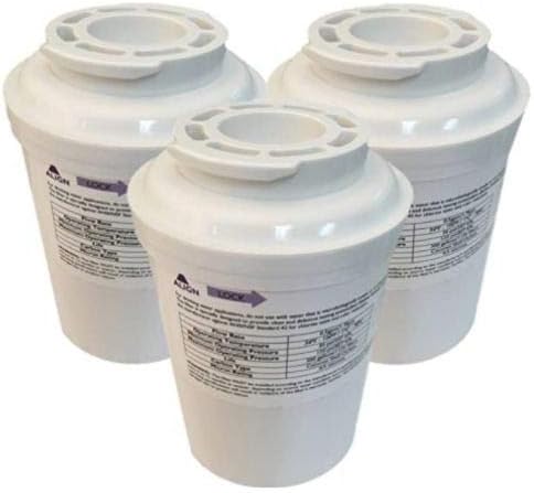 pH 9.0 Antioxidant Alkaline Refrigerator Filter, 3-Pack, (compatible with GE model MWF)
