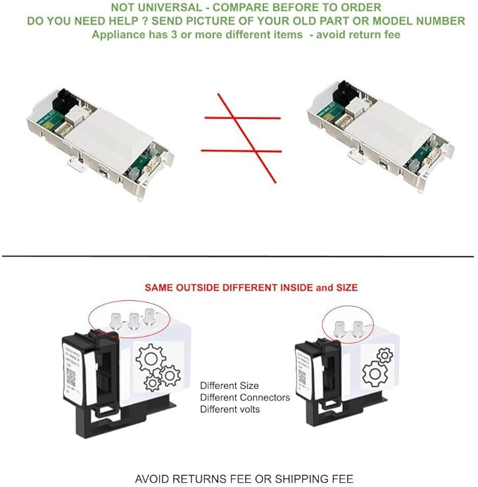 DA94-02663D CKD02663DX compatible with Samsung Refrigerator Control Board Assembly fits old number DA94-02663D