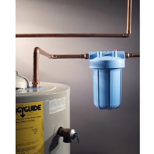 Culligan HD-950A Whole-House Heavy Duty 1" Inlet/(Outlet Water Filtration Housing, Blue (Pack of 2)