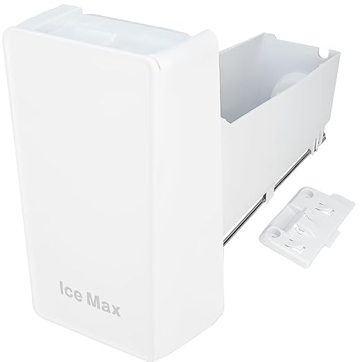 Upgraded DA97-20156B Refrigerator Ice Bucket Compatible with Samsung Refrigerator Ice Container Assembly RF28R7351SG, RF28R7201SG, RF27T5241SG, etc, Ice Maker Ice Bin, One Year Warranty