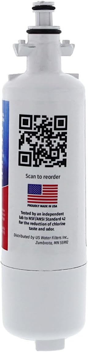 Made in the USA, ADQ36006101 Refrigerator Water Filter 2-pk | Replacement for LG LT700P, ADQ36006102, Kenmore 46-9690, 469690, ADQ36006101-S, WSL-3, FML-3, RFC1200A, USWF Fridge Filter