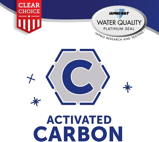 Clear Choice Taste Filter Replacement for Samsung DA29-00003G DA97-06317A Refrigerator Water Filter Compatible with DA97-06317A, NSF/ANSI 42 Certified, Box of 6, Made in the USA