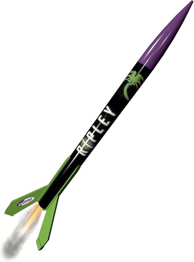 Estes 0653 Ripley Rocket-Building Kit, Intermediate Mini Flying-Model-Rocket Kit for Ages 13+