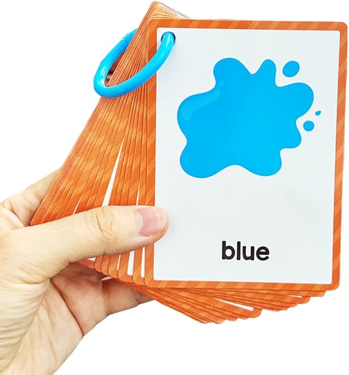 Lachilly Colors and Shapes Learning Flashcards, High Frequency Words, Beginning Reading, Kindergarten, ESL Teaching Materials, Autism Learning Materials, Vocabulary Building, 20 Cards, 38 Words