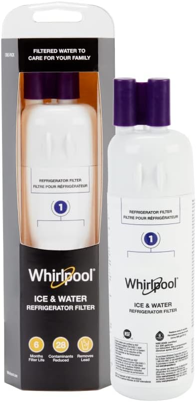 Whirlpool® Refrigerator Ice and Water Filter 1 - WHR1RXD1, Single-Pack, Purple