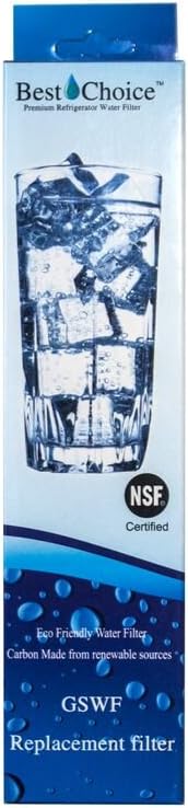 Best Choice Water Filters BCF81 Certified NSF42 Refrigerator Replacement Cartridge Compatible With GE GSWF SmartWater, Kenmore 46-9914, 469914, 9914