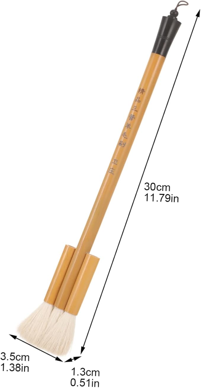 Handheld Wool Painting Brush Portable Paint Brush Tool for Drawing and Crafts Soft Hair Lightweight and Easy to Hold for Artists and Hobbyists