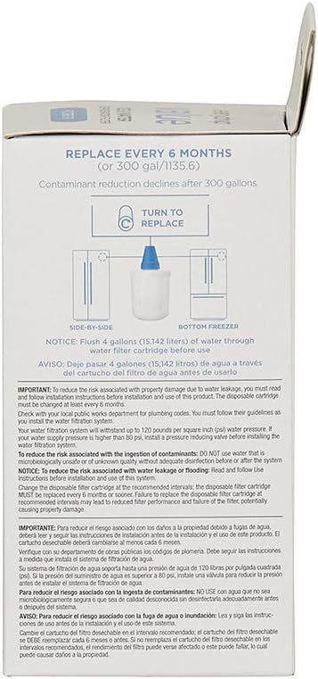 Everydrop Value by Whirlpool, Replacement Water Filter for Samsung DA29-00003G Refrigerator, EVFILTERS1, Single-Pack & Nervive Nerve Health, with Alpha Lipoic Acid, to Fortify Nerve Health