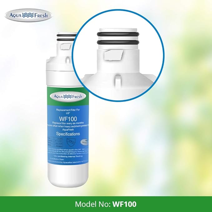 Aqua Fresh LG LT1000P Refrigerator Water Filter, Replacement for LG LT1000P, LT1000PC, LT1000PCS, ADQ74793501, ADQ74793502, 9980, LMXS28626S, LMXC23796S (2 Pack)