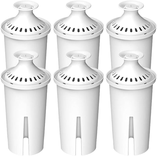 Max Strength Pro Water Filter Replacement for Brita® Pitchers & Dispensers, Classic OB03, Mavea® 107007, 35557 & More, NSF Certified Water Pitcher Filter, 1 Year Supply, Fits Brita & Mavea, 6 Count