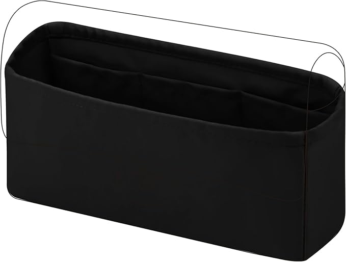 DGAZ Purse Organizer Insert，Silk Bag Organizer，Luxury Handbag & Tote Shaper Fits Chanel CF Bags