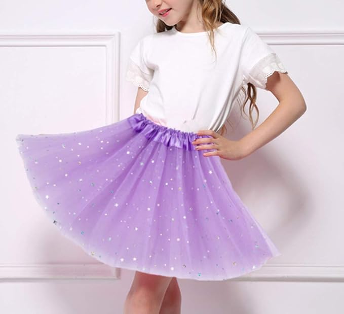 10Pcs Princess Dress up Tutu Crown Accessories Tiara Ballet Tutu Skirt for Girls Costume Party Favors